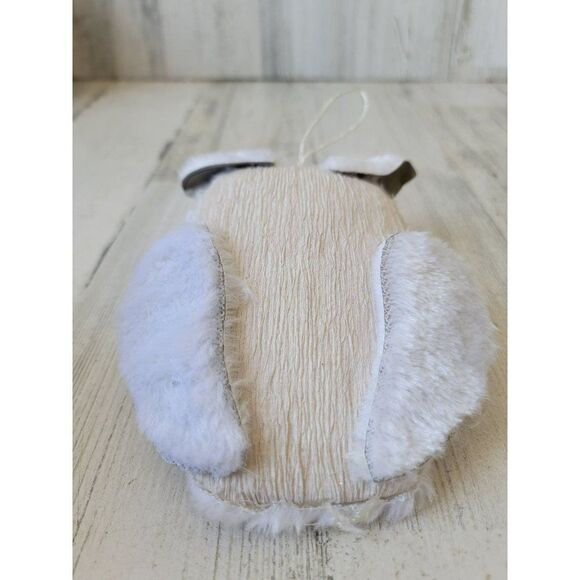 Glitter white owl bird Woodland ornament Xmas decor - Picture 5 of 5